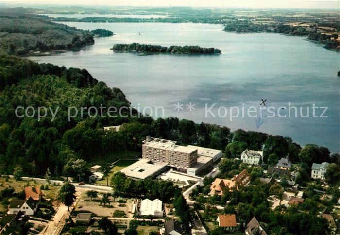 Malente-Gremsmuehlen Fliegeraufnahme mit Kurklinik Buchenholm und Dieksee