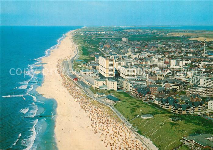 Westerland Sylt Fliegeraufnahme