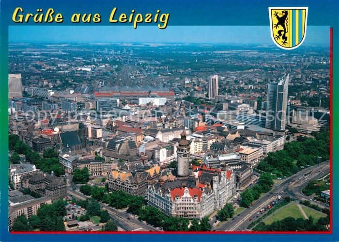 LEIPZIG Sachsen Fliegeraufnahme