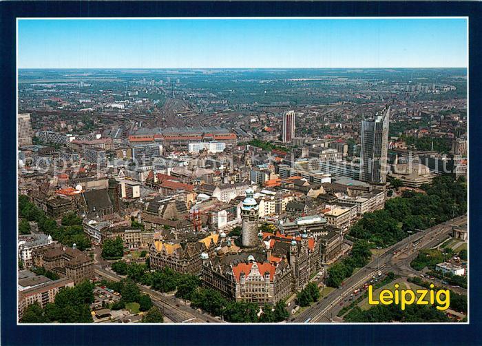 LEIPZIG Sachsen Fliegeraufnahme