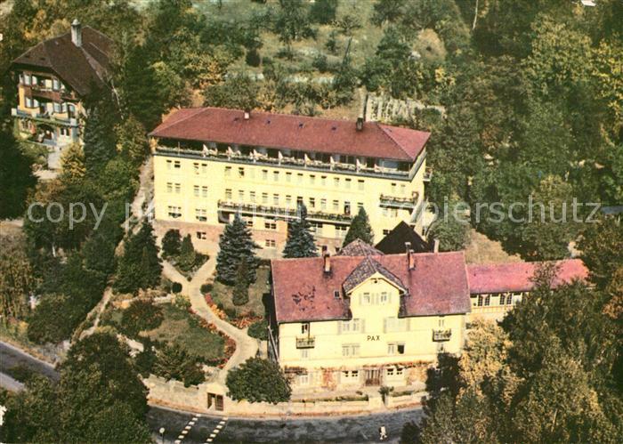 Bad Mergentheim PAX Heim Kur und Erholungsheim Fliegeraufnahme