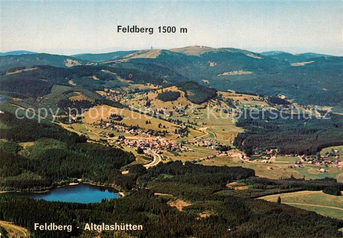 Altglashuetten Fliegeraufnahme mit Feldberg