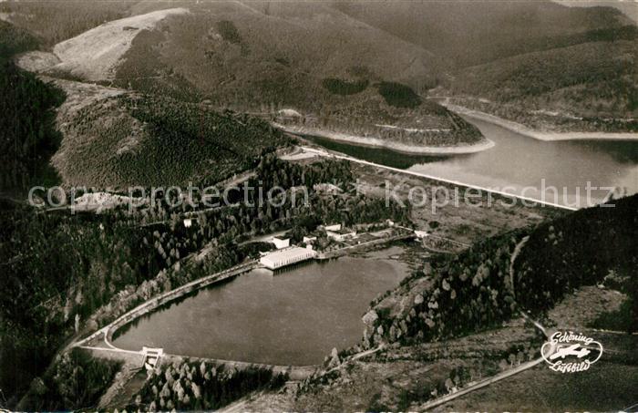 Osterode Harz oesetalsperre Fliegeraufnahme