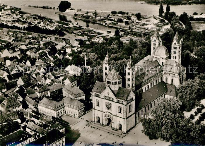 Speyer Rhein Dom Fliegeraufnahme