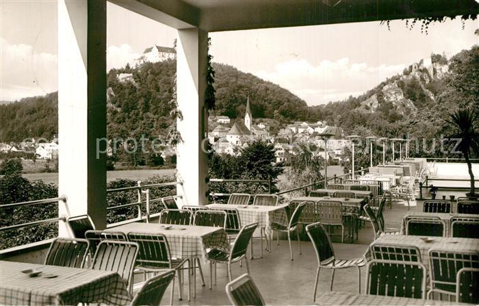 Riedenburg Altmuehltal Jura Hotel Terrasse