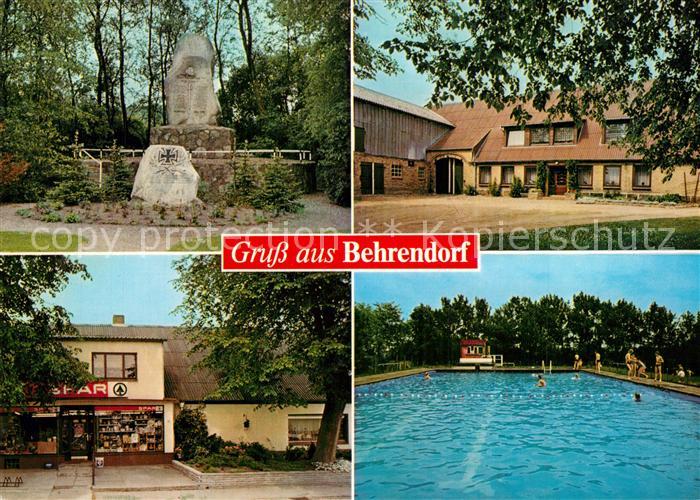Behrendorf Husum Schwimmbad Kriegerdenkmal