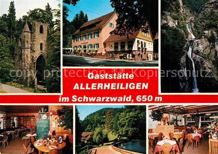 Oppenau Gaststaette Allerheiligen