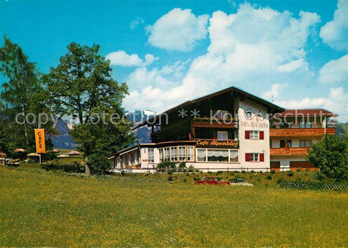 Fischen Allgaeu Cafe Pension Haus Alpenblick
