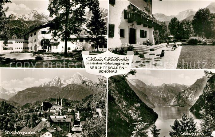 Schoenau Berchtesgaden Haus Hubertus Panorama Koenigsee