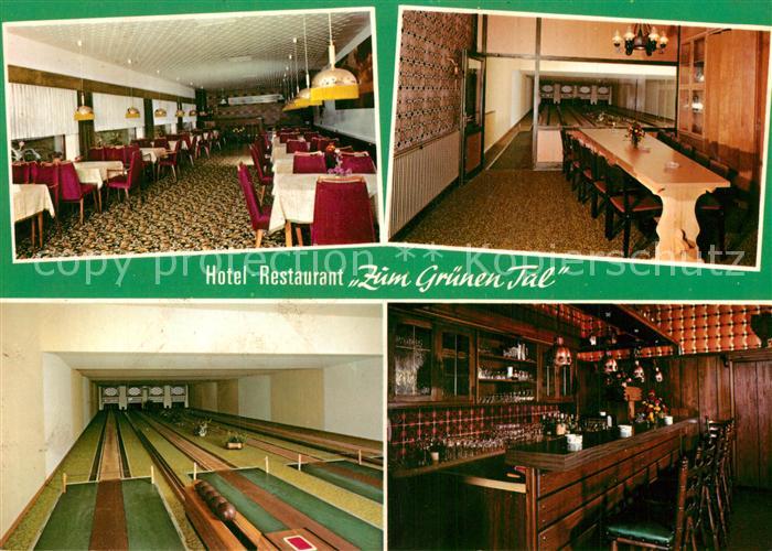 Groemitz Ostseebad Hotel Restaurant Zum gruenen Tal Bundeskegelbahn Bar Gastraeu