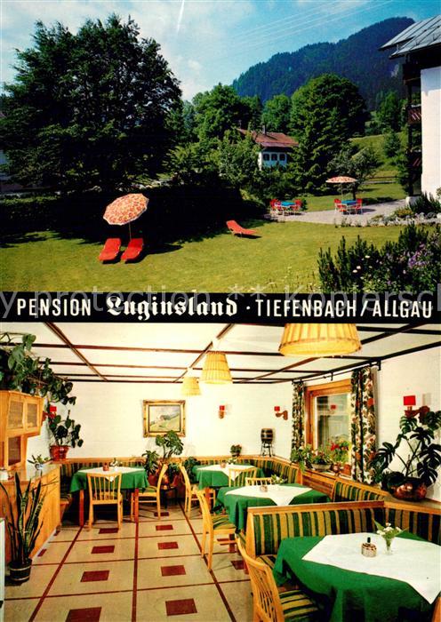 Tiefenbach Oberstdorf Pension Luginsland Park Gaststube