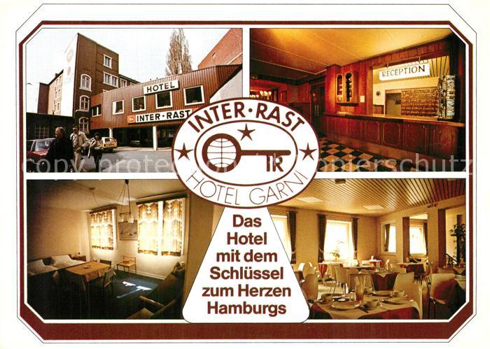 Hamburg Inter Rast Hotel Garni Reception Zimmer Gastraum