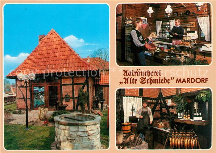 Mardorf Niedersachsen Aalraeucherei Alte Schmiede Gastraeume