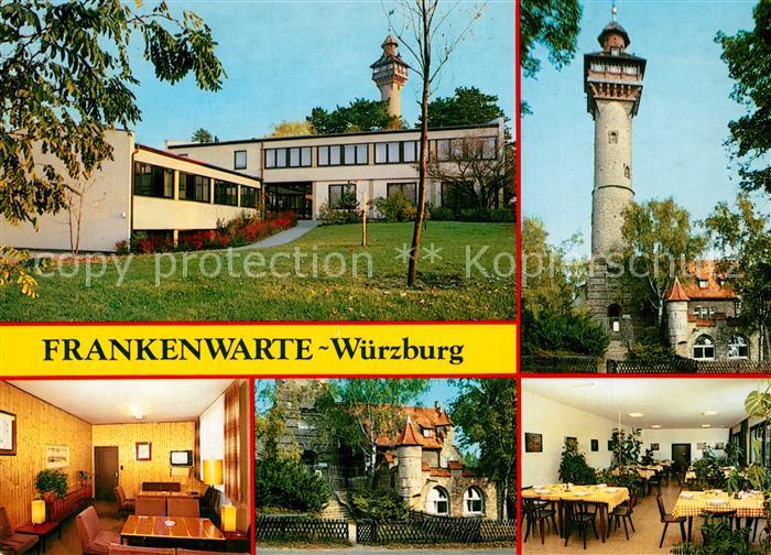 Wuerzburg Frankenwarte Teilansichten