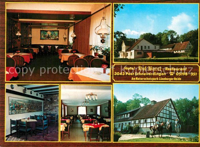 Schneverdingen Hotel Hof Barrl Gastraeume Fachwerkhaus