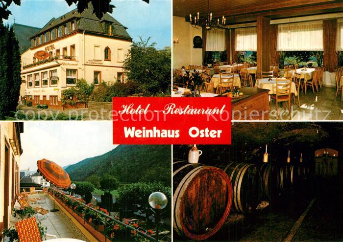 Ediger-Eller Hotel Weinhaus Oster Restaurant Terrasse Weinkeller