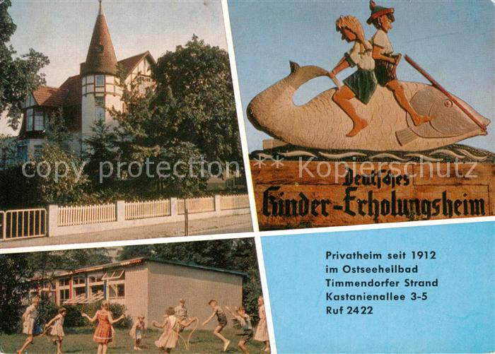 Timmendorfer Strand Deutsches Kinder Erholungsheim Kinderspielplatz Motiv