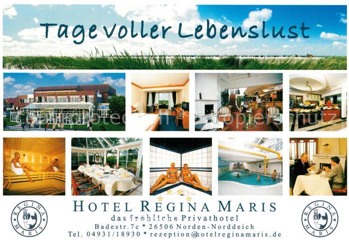 Norden Norddeich Ostfriesland Hotel Regina Maris Gastraeume Sauna Hallenbad