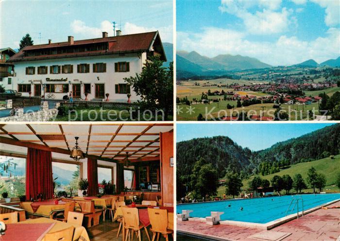 Reit Winkl Hotel Restaurant Theresenhof Gastraum Schwimmbad Panorama