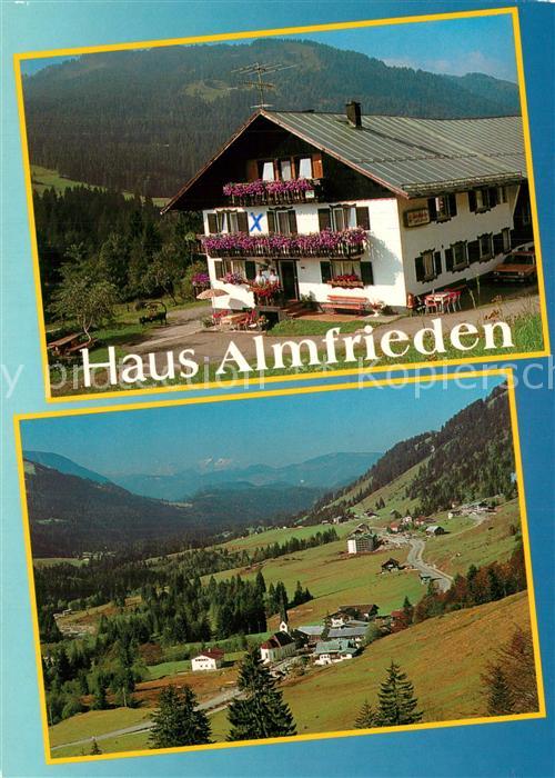 Balderschwang Haus Almfrieden Panorama