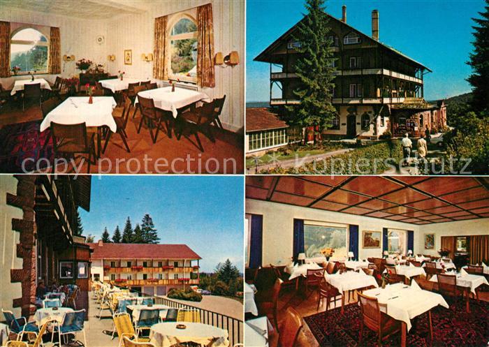 Freudenstadt Kur und Waldhotel Stokinger Gastaeume Terrasse