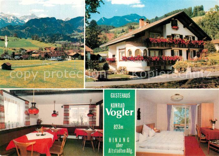 Hinang Gaestehaus Konrad Vogler Gaststube Zimmer Panorama