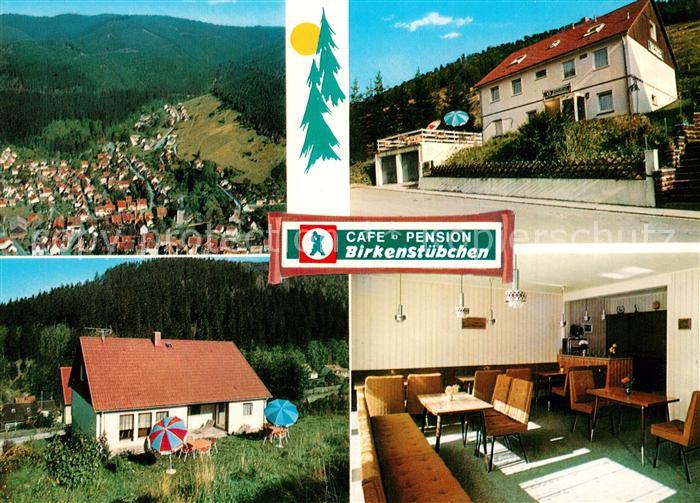 Lautenthal Harz Panorama Cafe Pension Birkenstuebchen Gaststube