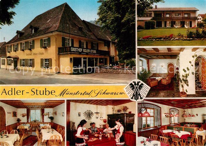 Muenstertal Schwarzwald Adler Stube Gasthof und Hotel Gastraeume
