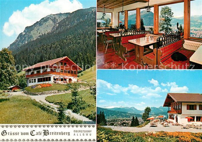 Oberstdorf Cafe Breitenberg Gaststube Terrasse