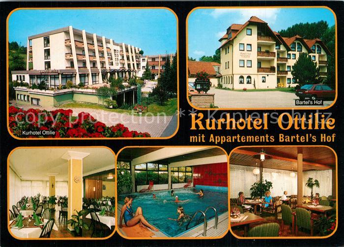 Bad Soden-Salmuenster Kurhotel Ottilie Bartels Hof Gastraeume Hallenbad