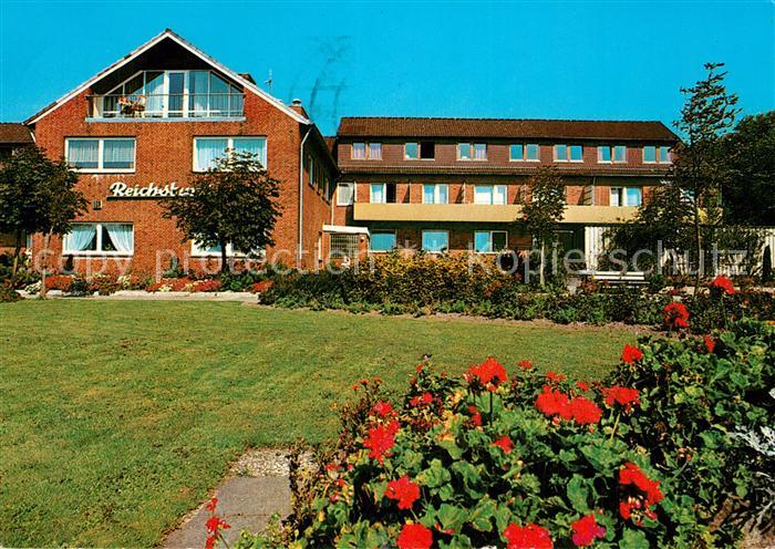 Buesum Nordseebad Kurpark mit Reichsbund Heim