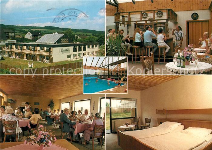 Rengshausen Hessen Kurhaus Ross Restaurant Bar Fremdenzimmer Hallenbad