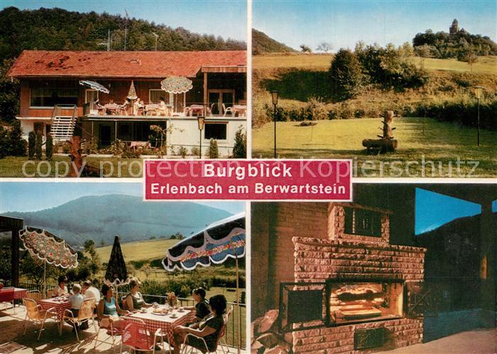 Erlenbach Bad Bergzabern Cafe Restaurant Burgblick Kamin