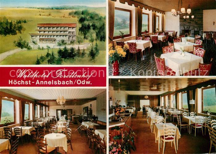 Annelsbach Waldhotel Forellenhof Restaurant