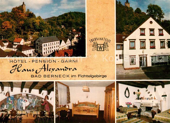 Bad Berneck Hotel Pension Haus Alexandra Stadtpanorama