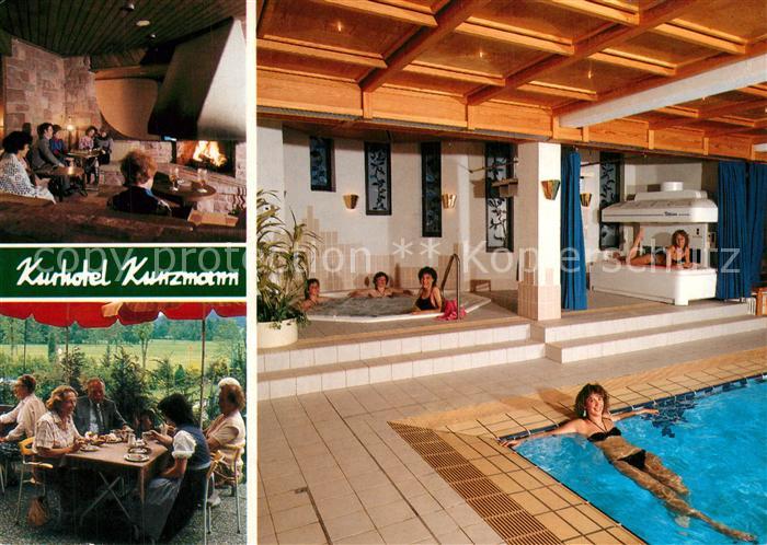 Bad Bocklet Kurhotel Kunzmann Restaurant Terrasse Hallenbad