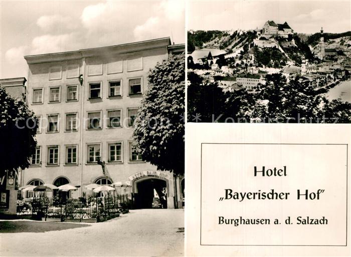 Burghausen Salzach Hotel Bayerischer Hof Stadtpanorama Burg