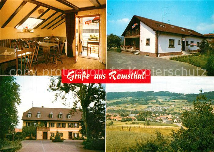 Romsthal Ferien auf dem Bauernhof Landschaftspanorama