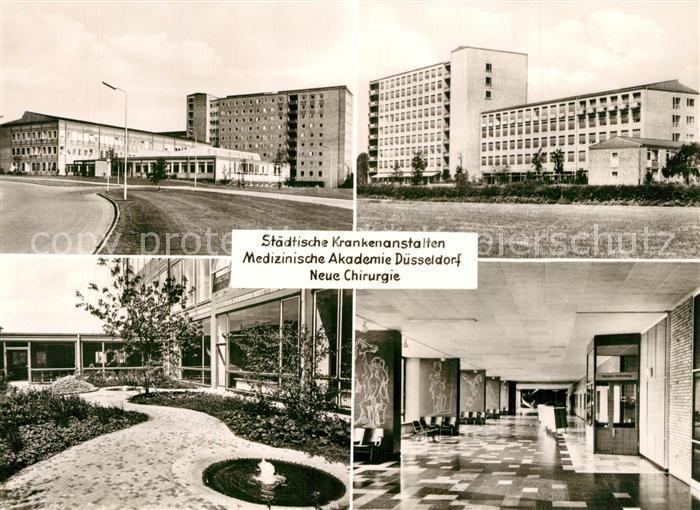 Duesseldorf Staedtische Krankenanstalten Medizinische Akademie Chirurgie