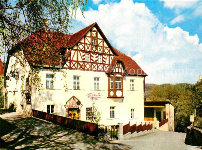 Streitberg Oberfranken Historische Pilgerstube Gaststaette Kurhausbrennerei Frae
