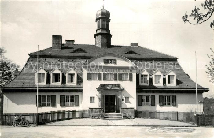 Hohnstein Saechsische Schweiz VdN Kurheim Handabzug