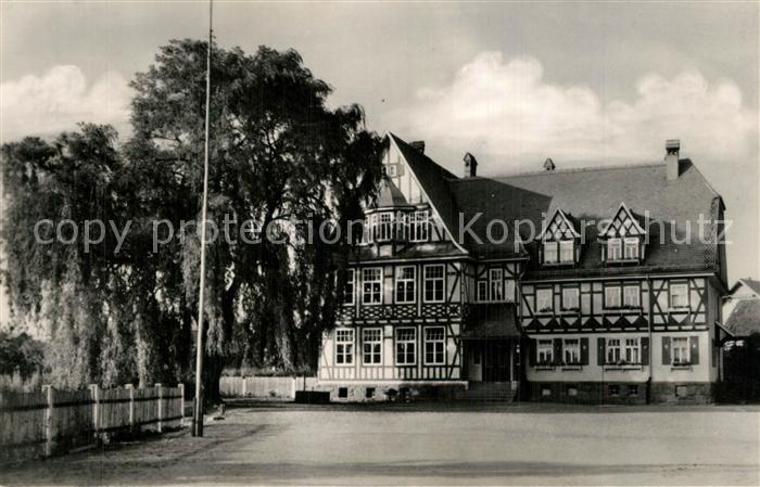 Asbach Schmalkalden Schule Fachwerkhaus