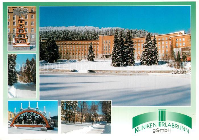 Erlabrunn Erzgebirge Kliniken Krankenhaeuser Winterlandschaft