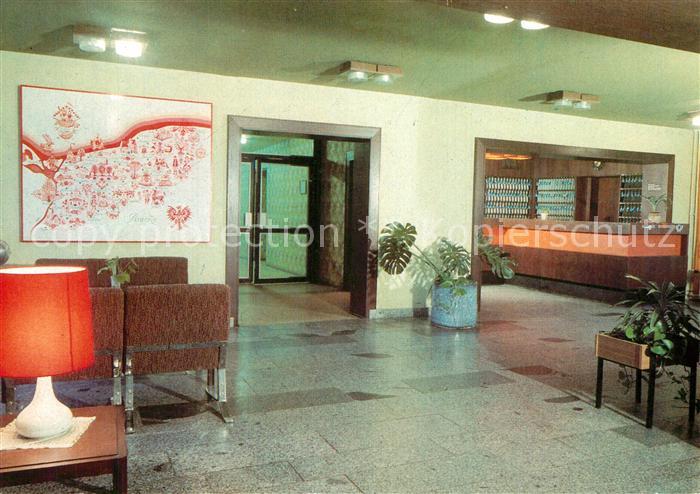 Binz Ruegen FDGB Urlauberwohnheim Pomorze Empfangshalle