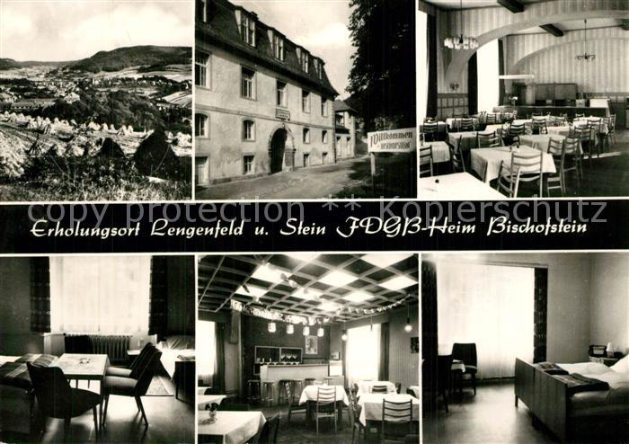 Lengenfeld Stein FDGB Heim Bischofstein Restaurant Fremdenzimmer Landschaftspano