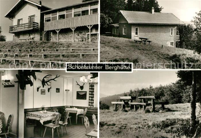 Meiningen Thueringen Schoenbrunner Berghuette Rastplatz Thueringer Wald