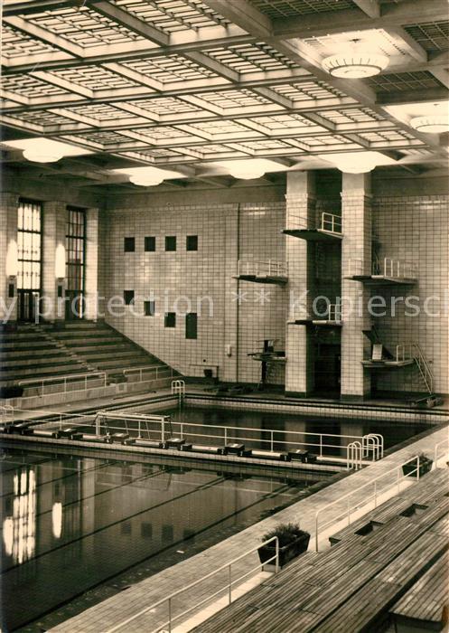 Rostock Hallenschwimmbad Neptun Handabzug