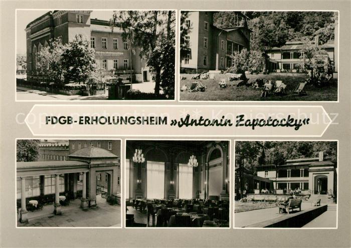 Bad Schandau FDGB Erholungsheim Antonin Zapotocky