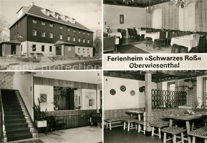 Oberwiesenthal Erzgebirge Ferienheim Schwarzes Ross Gaststaette Rezeption Kutsch