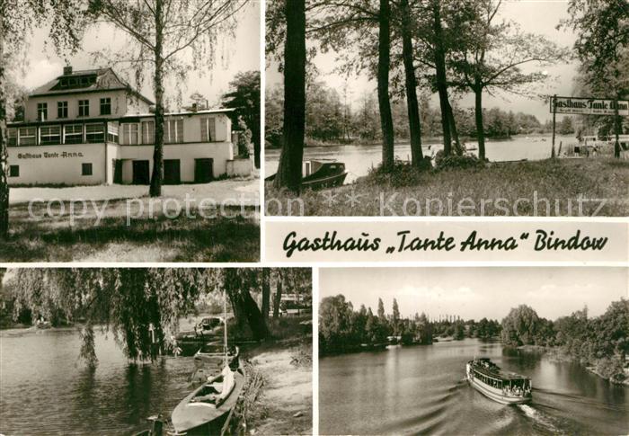 Bindow Gasthaus Tante Anna Fahrgastschiff Anleger